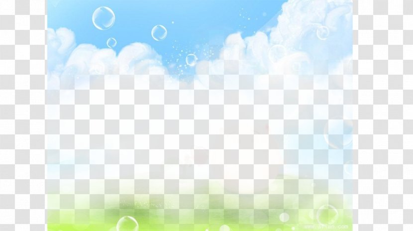 Blue Sky Daytime Wallpaper - And White Clouds Transparent PNG