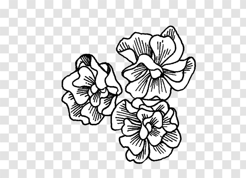 Floral Design Drawing Petunia /m/02csf Visual Arts - Monochrome Photography - Petunias Transparent PNG