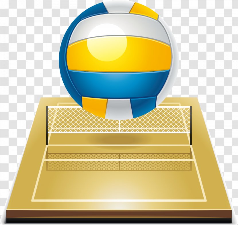 Volleyball Sport Icon - Venue Player Element Transparent PNG