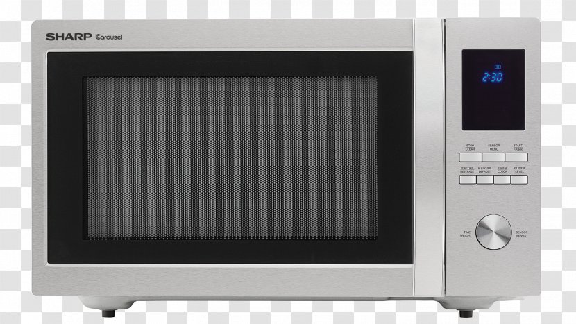 Microwave Ovens Cubic Foot Convection Stainless Steel Countertop - Cooking Ranges Transparent PNG