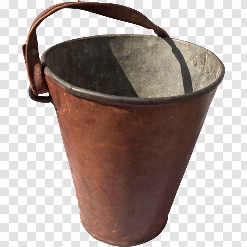 Metal Copper Bucket Transparent PNG