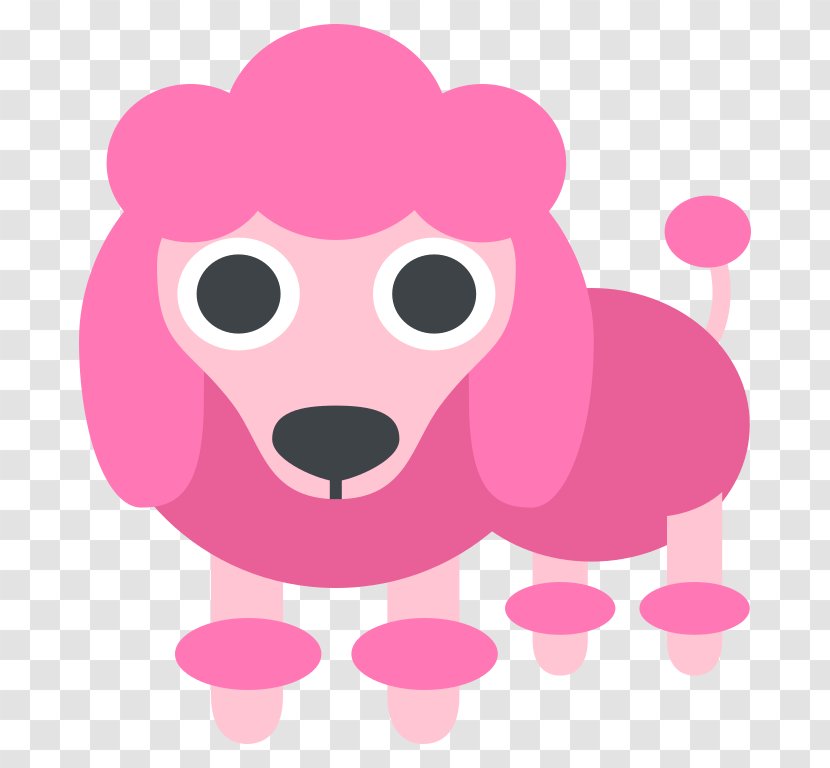 Poodle Emoji Text Messaging Emoticon Clip Art - Flower Transparent PNG