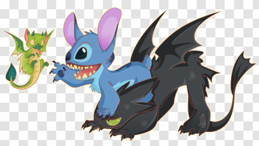 Stitch YouTube Toothless How To Train Your Dragon Drawing - Cartoon Transparent PNG