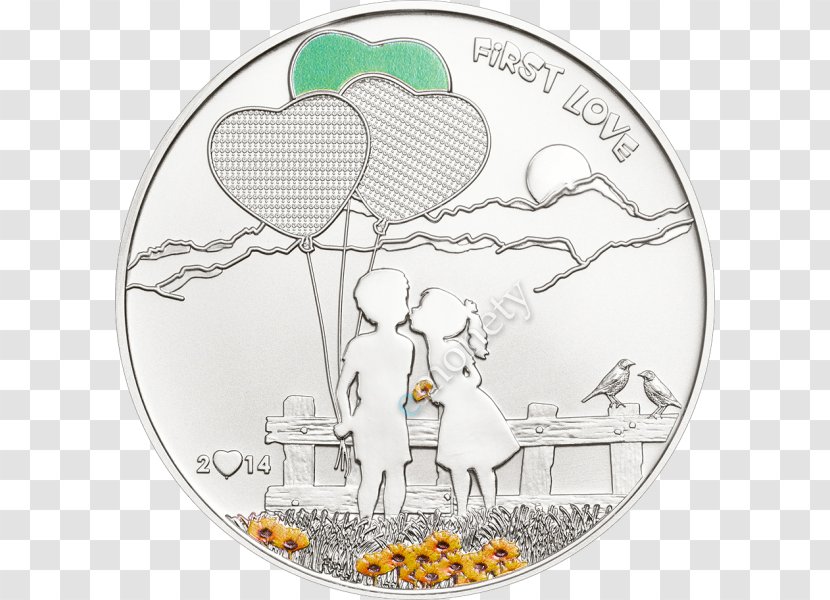 Silver Coin Numismatics Commemorative - Love Transparent PNG