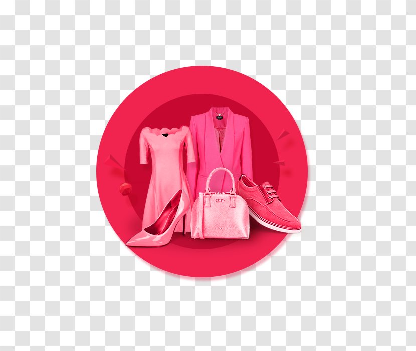 Pink M - Taobao Background Transparent PNG