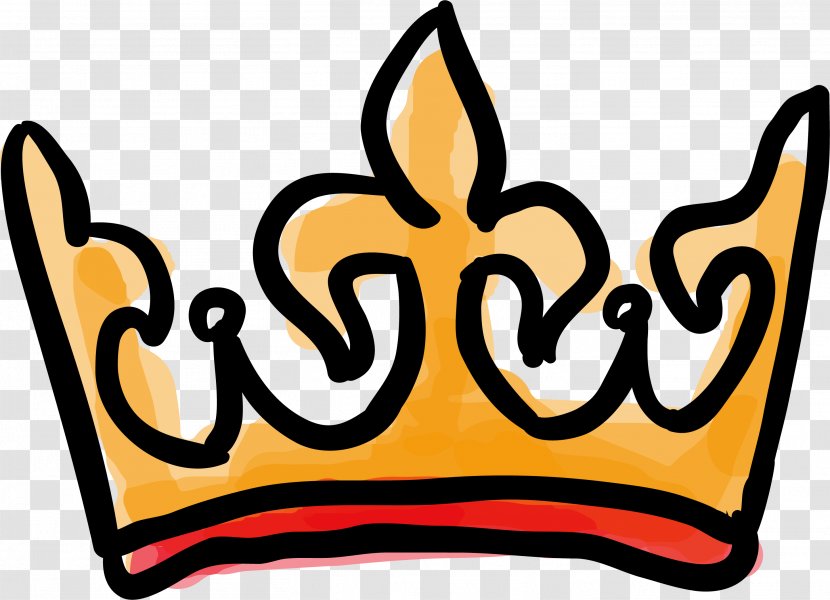 Graffiti Drawing - Tag - Gold European Crown Transparent PNG