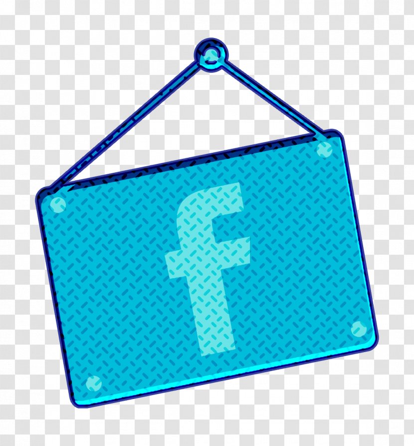 Facebook Icon - Electric Blue - Symbol Transparent PNG