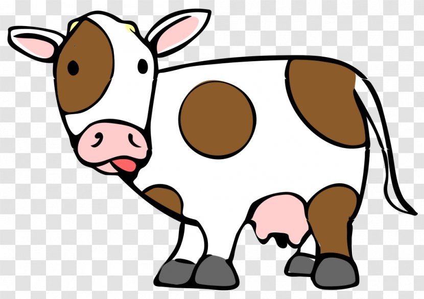 Cattle Cartoon Udder Clip Art - Wikimedia Commons - Cows Transparent PNG
