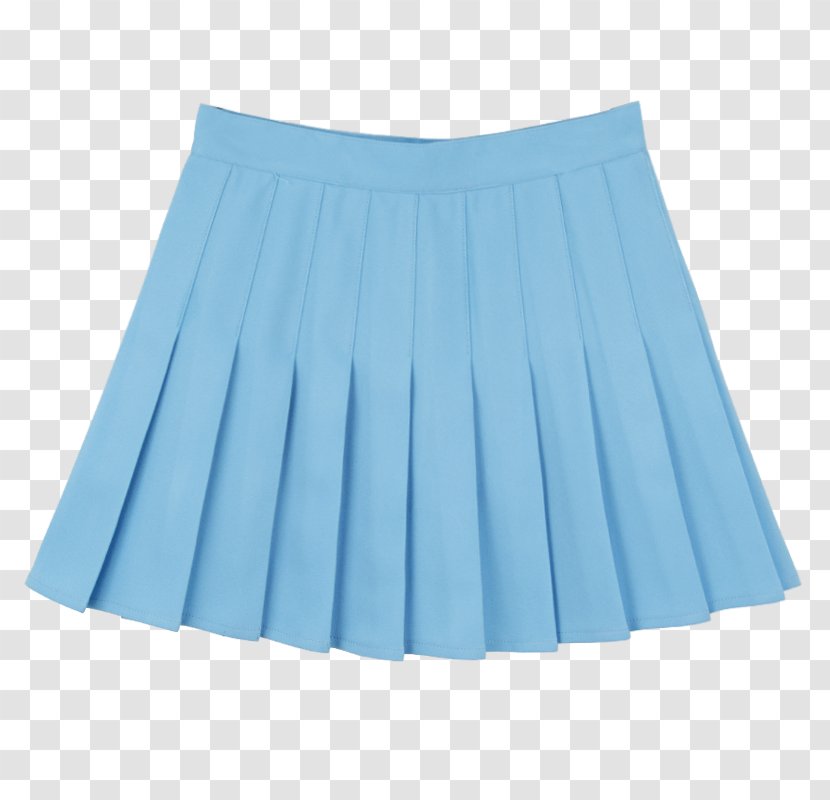 Skirt Skort Pleat Overall Clothing - Blue - Light Clouds Transparent PNG