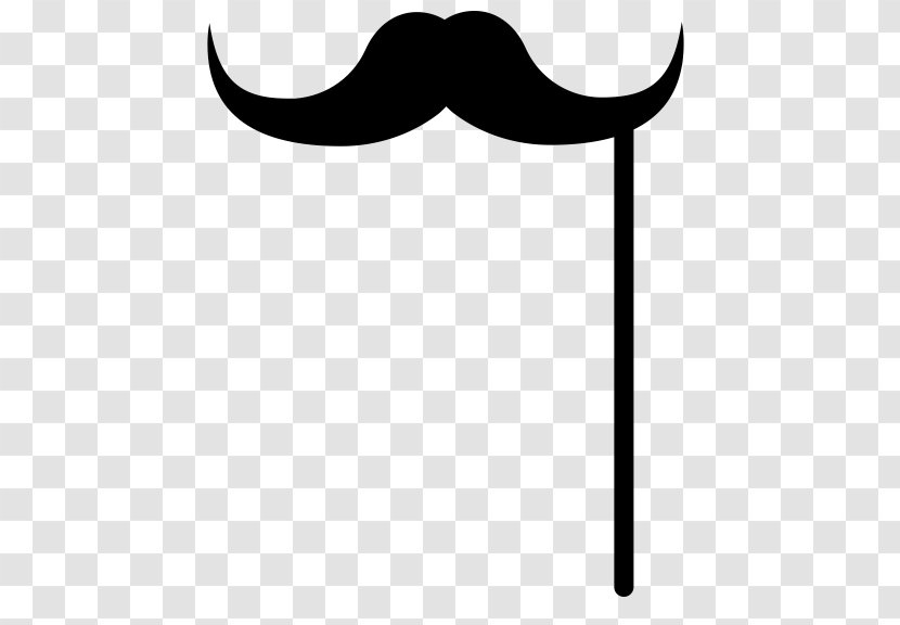 Google New Media Communicatiemiddel Fake Moustache .by - Black And White - Love Transparent PNG