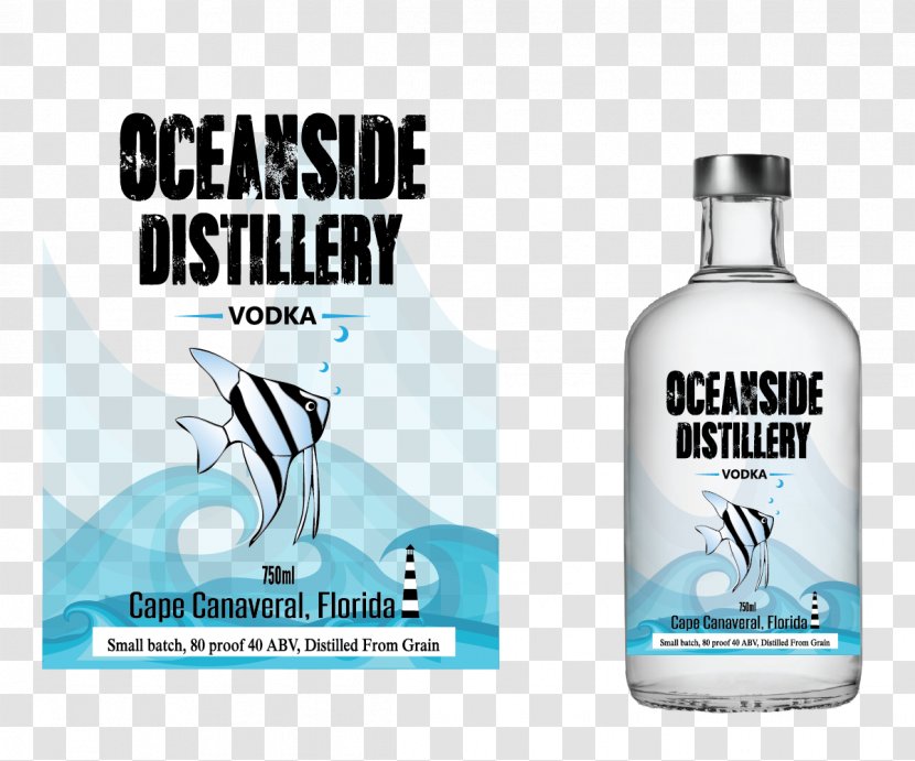 Absolut Vodka Glass Bottle Liquid Water - Packaging Transparent PNG