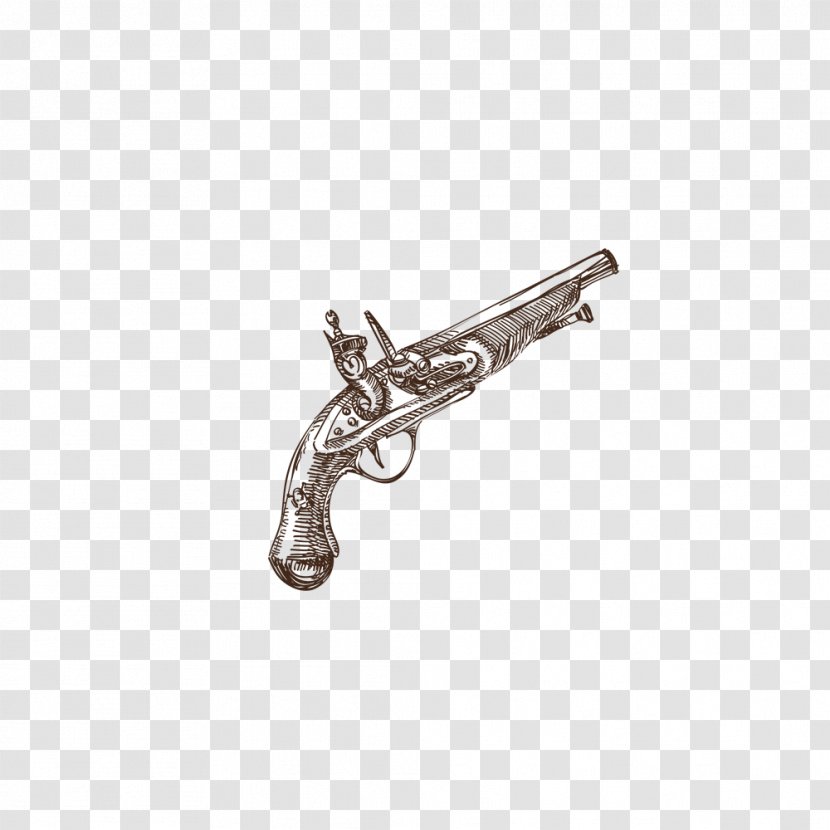 Drawing Firearm - Tree - Handmade Wood Guns Transparent PNG