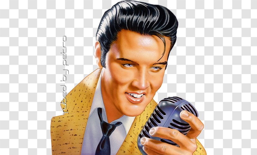 Elvis Presley Forever Stamp Graceland This Is Drawing - Silhouette Transparent PNG