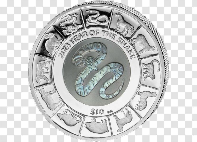 British Virgin Islands Silver Coin Proof Coinage - Year Of The Snake Transparent PNG