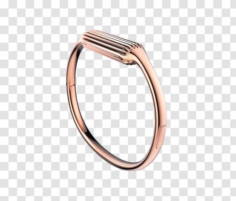 Fitbit Bangle Gold Activity Tracker Bracelet - Fashion Accessory Transparent PNG