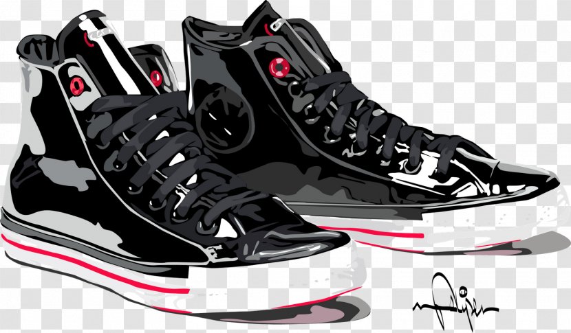 Sneakers Chuck Taylor All-Stars Basketball Shoe Drawing - Sportswear - Charles Chaplin Transparent PNG
