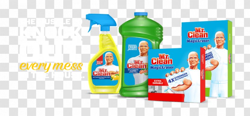 Mr. Clean Cleaning Agent Cleaner - Stain - Mr Transparent PNG