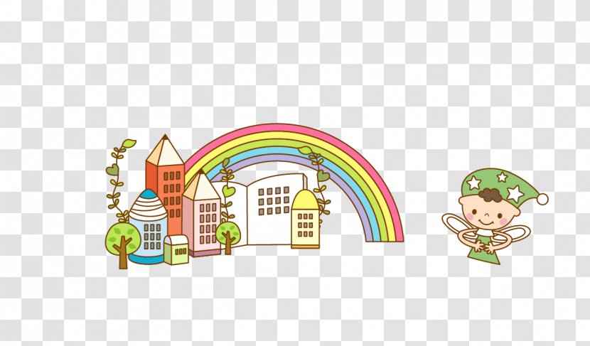 Pencil Tree Rainbow - Area - House Transparent PNG