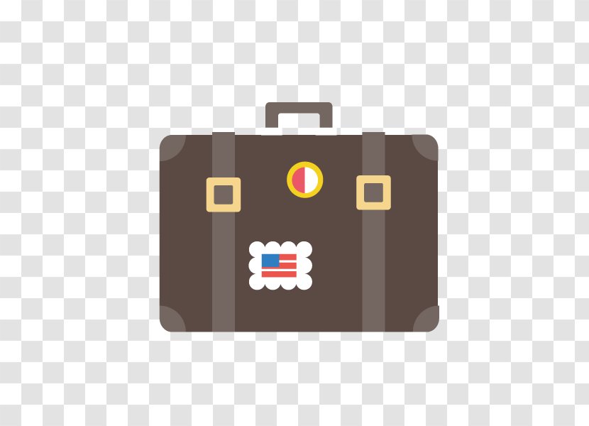 Suitcase Travel Flat Design Icon Transparent PNG