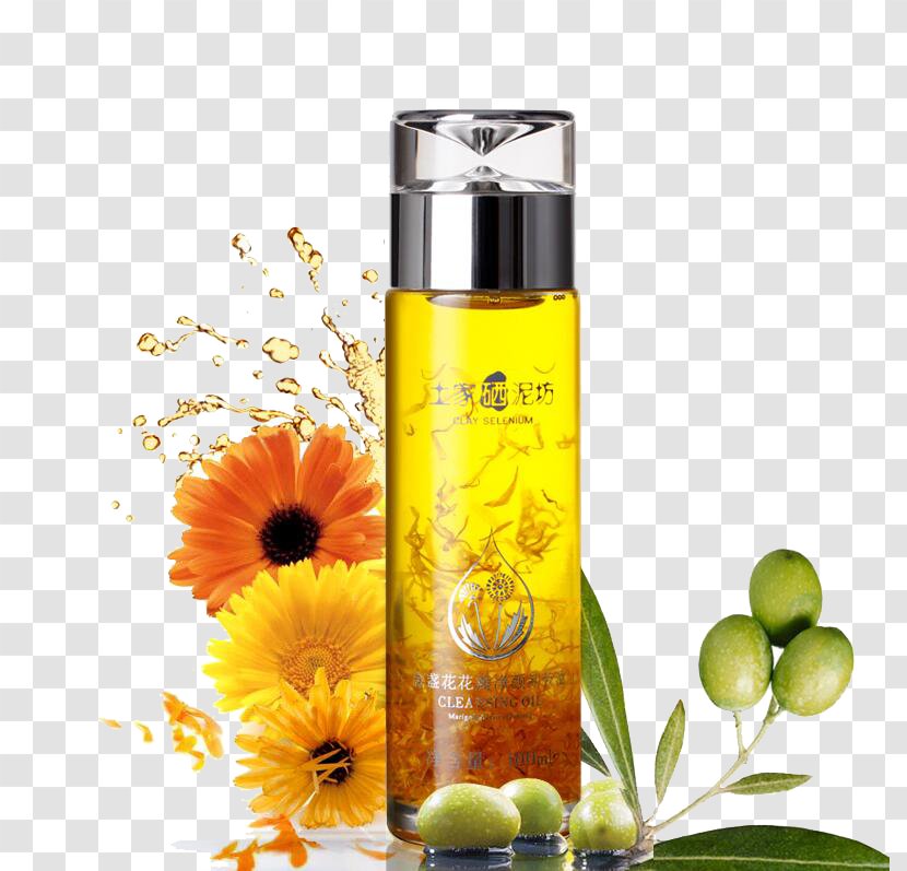 Oil Cosmetics Cleanser Skin Make-up - Face - Marigold Petals Net Yan Cleansing Transparent PNG
