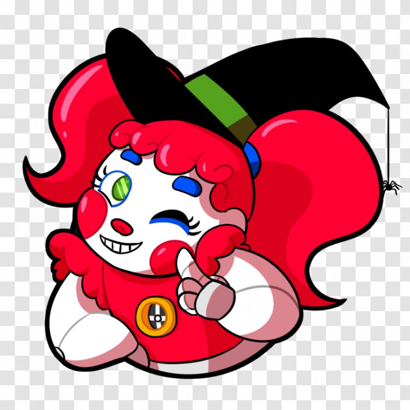 Five Nights At Freddy's: Sister Location Circus Clown DeviantArt Fan Art - Cartoon Transparent PNG