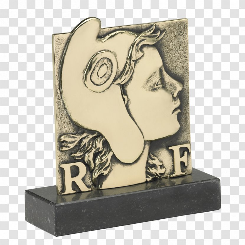 Bronzes De Mohon Sculpture Trophy Civisme - Wood - Marianne Transparent PNG