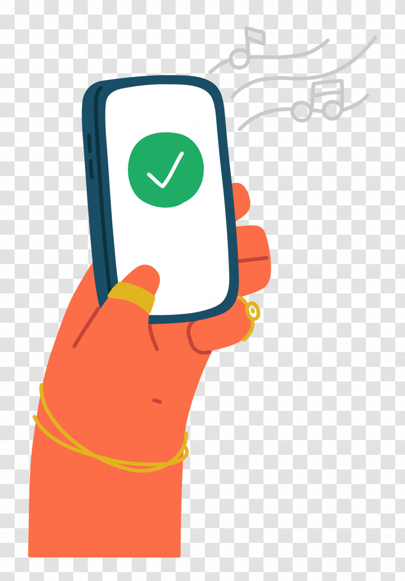 Phone Checkmark Hand Transparent PNG