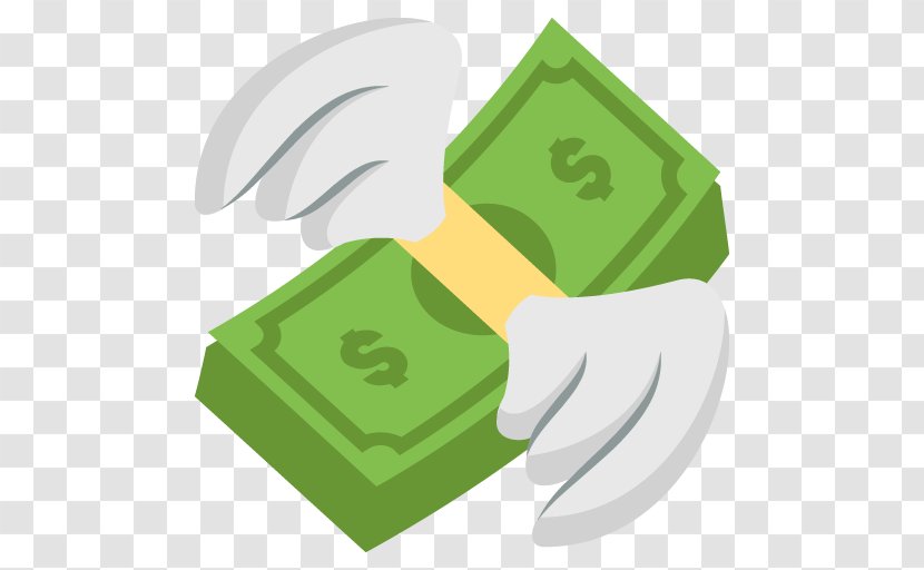 Emoji Money Bag Payment Bank - Green - Banknote Transparent PNG