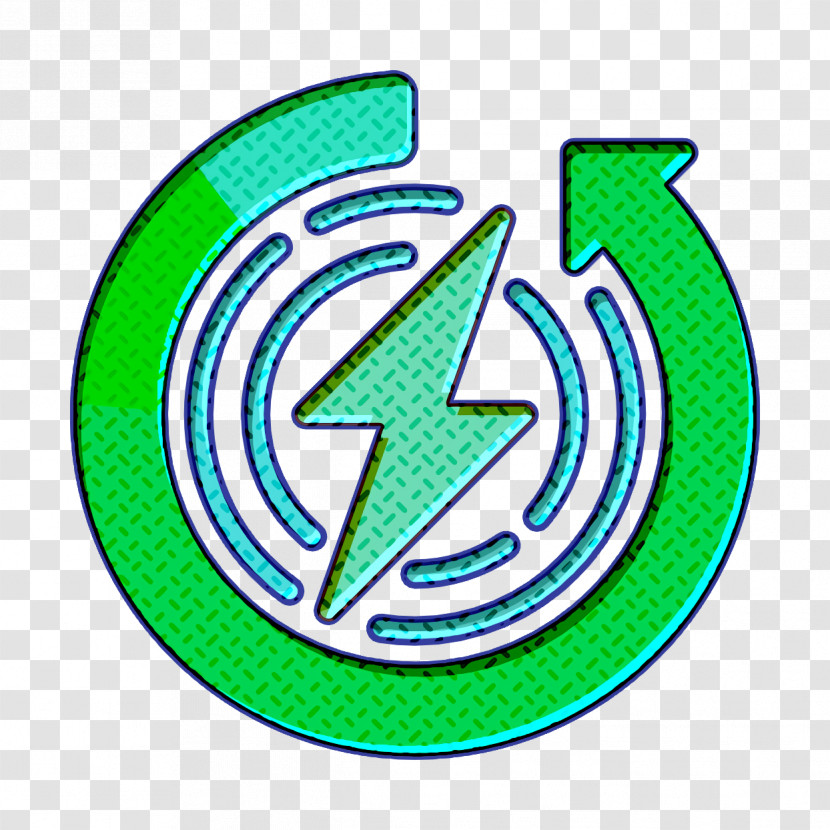 Earth Day Icon Renewable Energy Icon Power Icon Transparent PNG