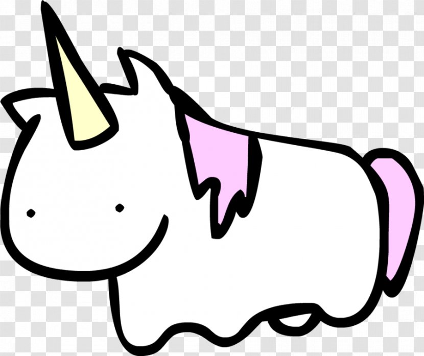 Unicorn Line Art Drawing Clip - Fictional Character - Hand Drawn Transparent PNG