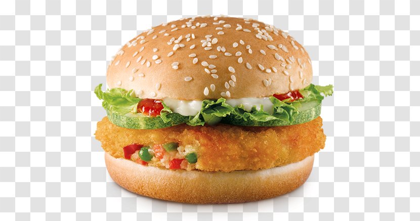Veggie Burger Hamburger Vegetarian Cuisine McDonald's Big Mac Cheeseburger - Vegetarianism Transparent PNG