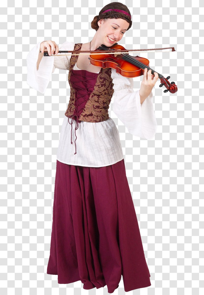 Costume Shoulder - Violinist - Historical Transparent PNG