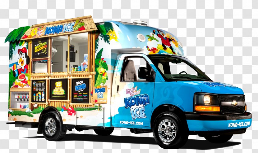 Kona Ice Food Truck Pickup Shaved - Shave Transparent PNG