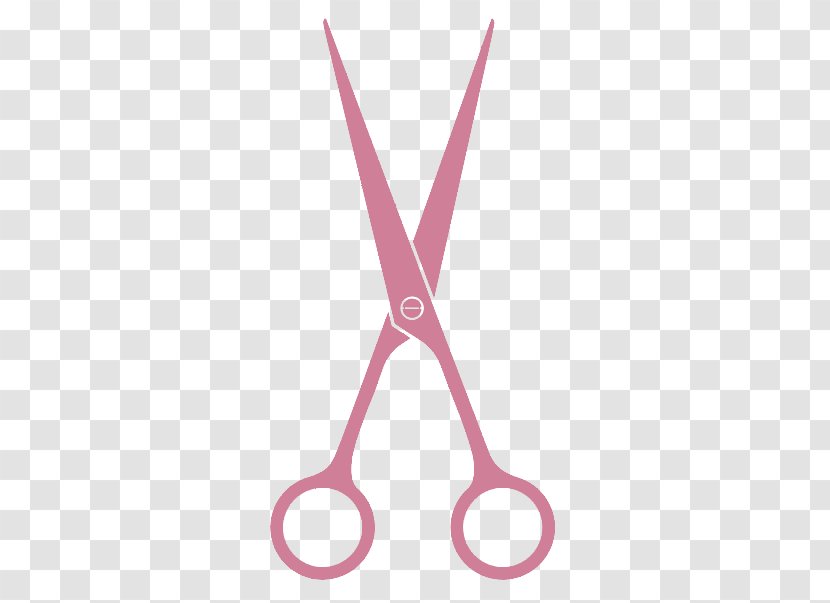 Comb Cosmetologist Beauty Parlour Scissors Hair-cutting Shears - Pink Transparent PNG