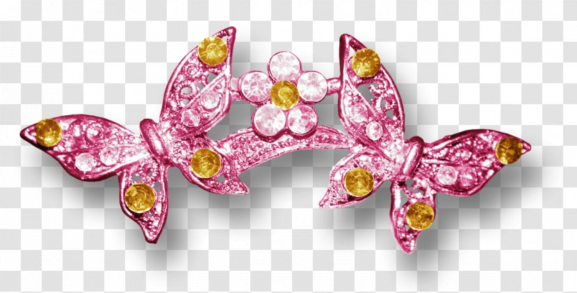 Butterfly Pink Jewellery - Pollinator Transparent PNG