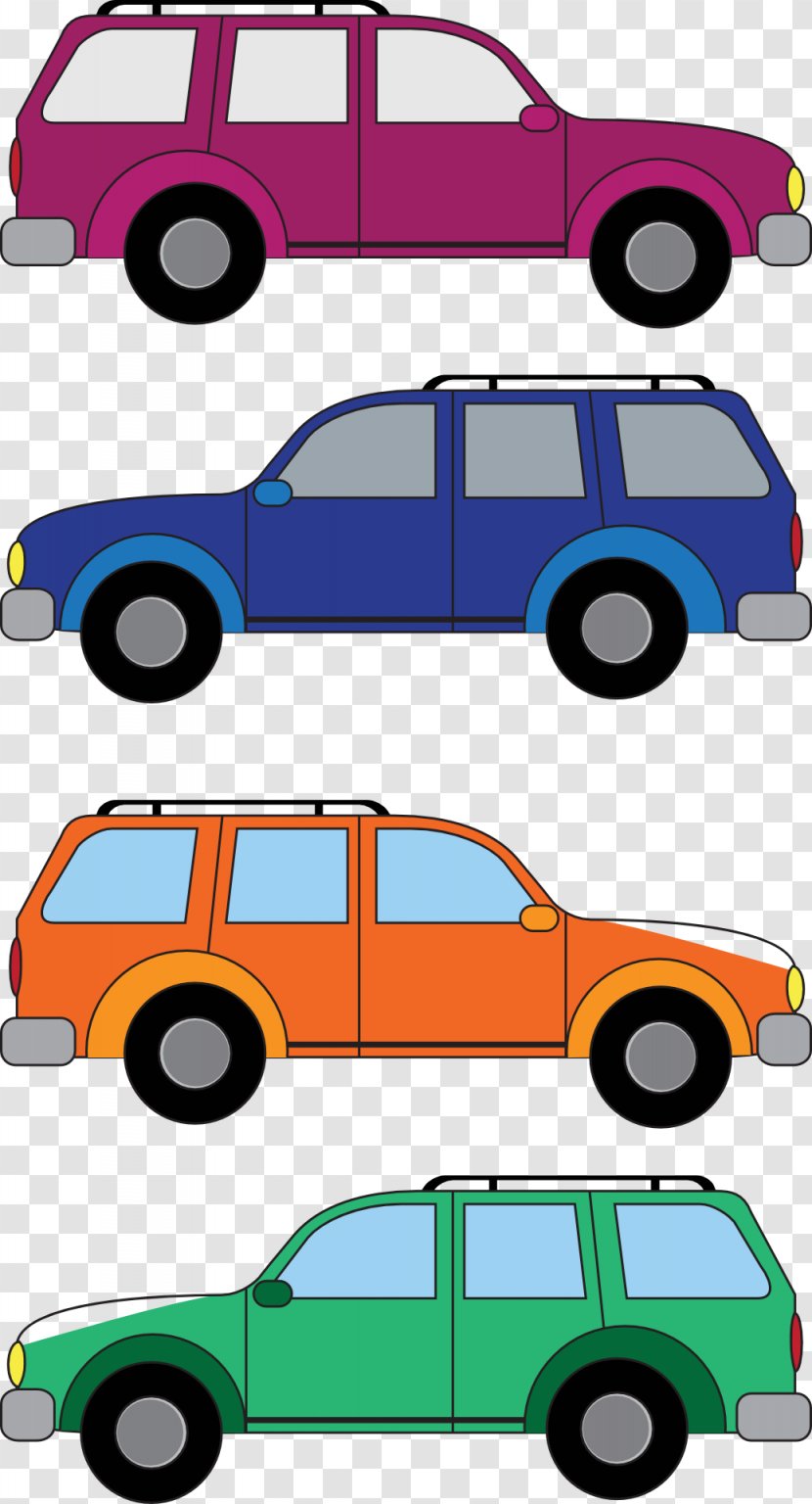 Sport Utility Vehicle Car Pickup Truck Chevrolet Suburban Van - Crossover - Colorful Cars Transparent PNG