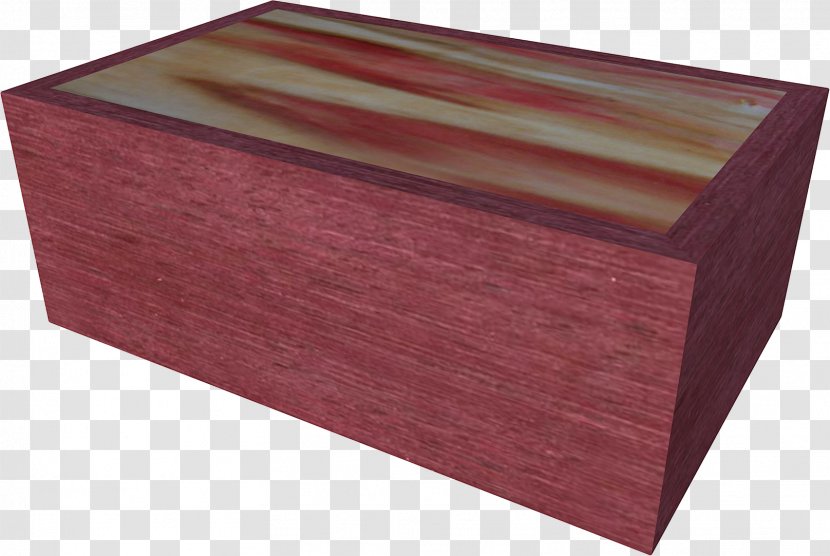 Purpleheart Box Wood Stain Casket - Hardwood Transparent PNG