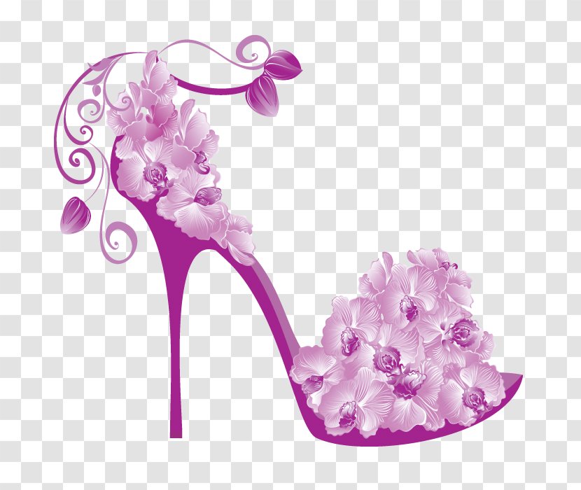 High-heeled Footwear Shoe Clothing Clip Art - Sneakers - Pink High Heels Transparent PNG