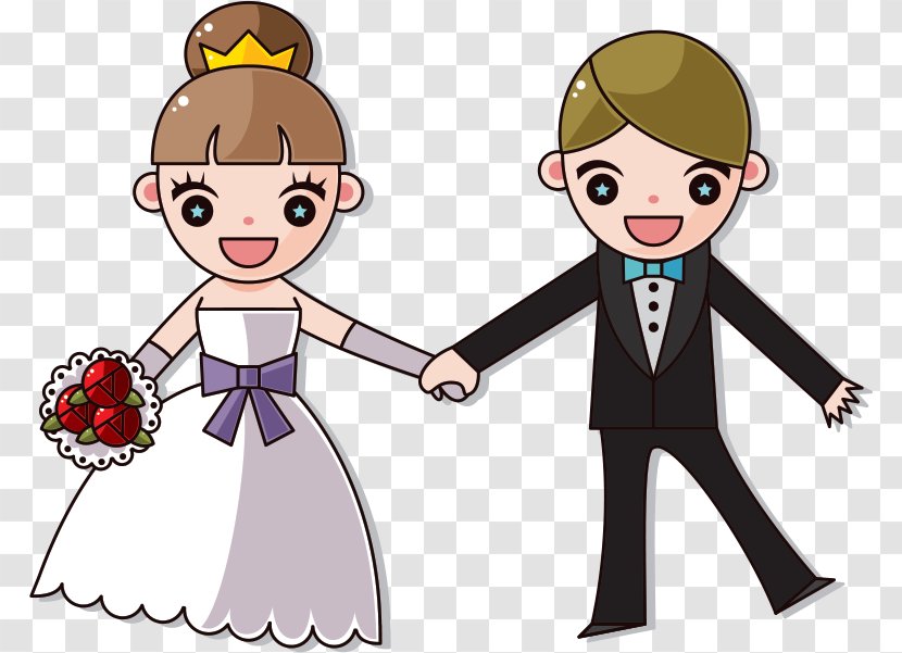 Wedding Invitation Marriage Drawing - Cartoon Transparent PNG