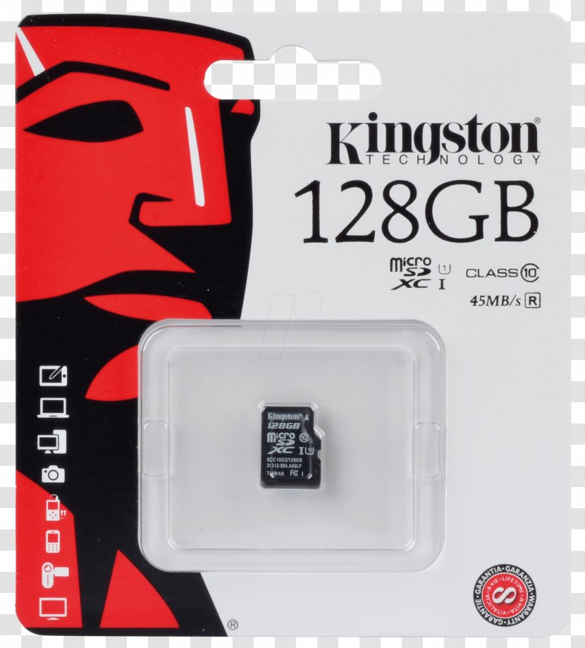 Flash Memory Cards Secure Digital MicroSD USB Drives Kingston Technology - Microsdhc - Kofi Transparent PNG