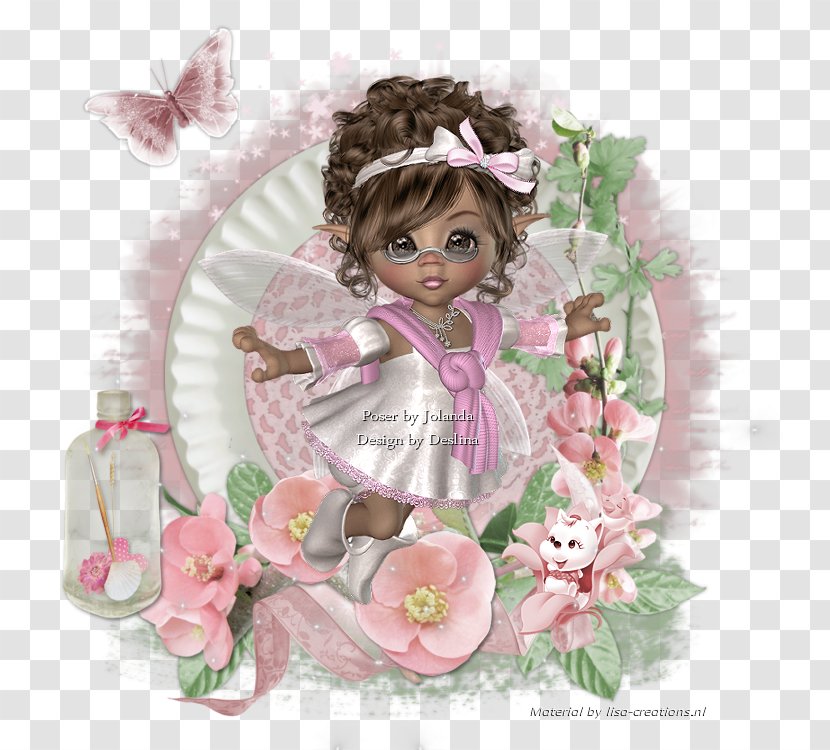 Floral Design Pink M Doll - Mount Bosavi Transparent PNG