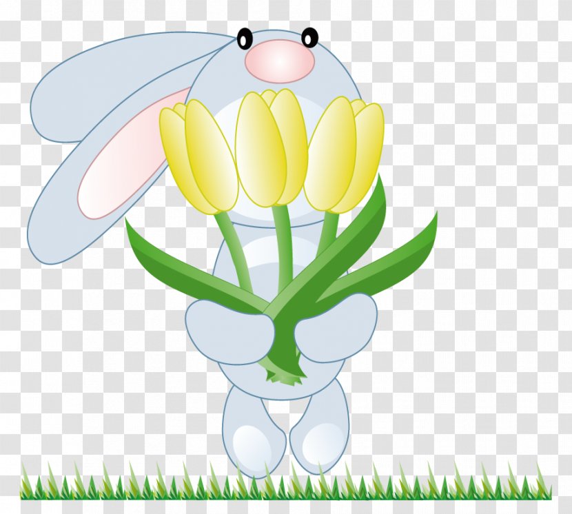 Tulip Cut Flowers Plant Stem Clip Art - Daisy Transparent PNG