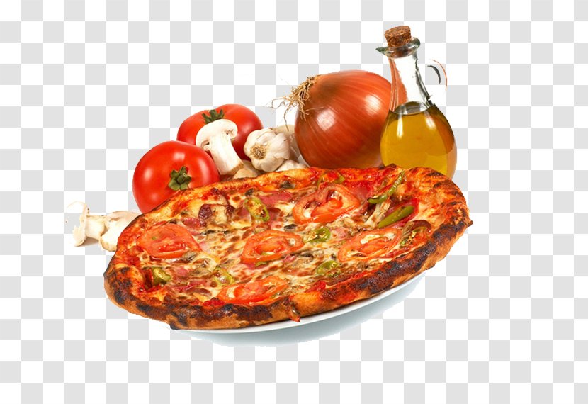 Pizza Margherita Fast Food Tomato Transparent PNG