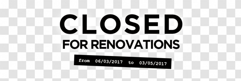 Logo Brand Product Design Font - Area - Closed Renovations Transparent PNG