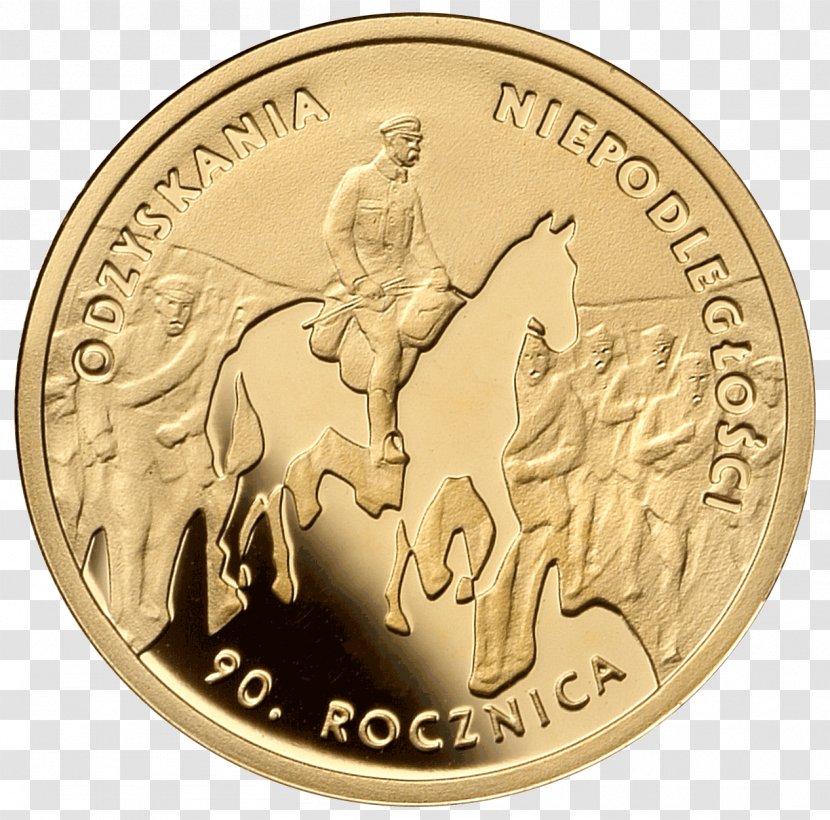 Coin Obchody 100-lecia Odzyskania Niepodległości Przez Polskę Poland Independence Day Mint Numismatics - Nickel Transparent PNG