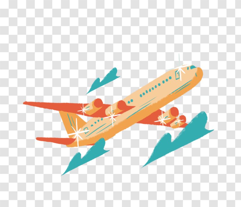 Airplane Narrow-body Aircraft Drawing Airline - Airliner - Cartoon Plane Webdesign Transparent PNG