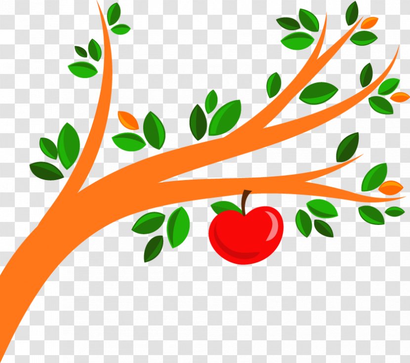 Student School Shutterstock Royalty-free - Branch - Simple Hand-painted Pattern Apple Tree Transparent PNG
