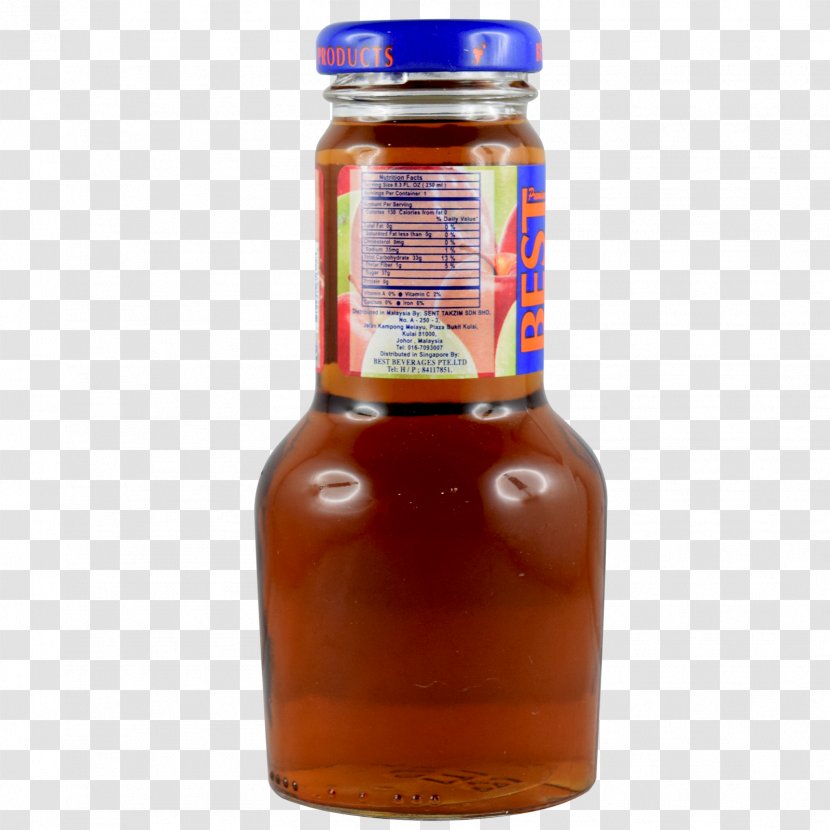 Glass Bottle Condiment Sauce - Sauces - Apple Juice Transparent PNG