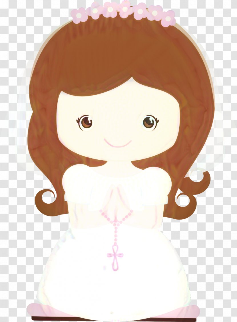 First Communion Eucharist Clip Art Girl Baptism - Doll - Gift Transparent PNG