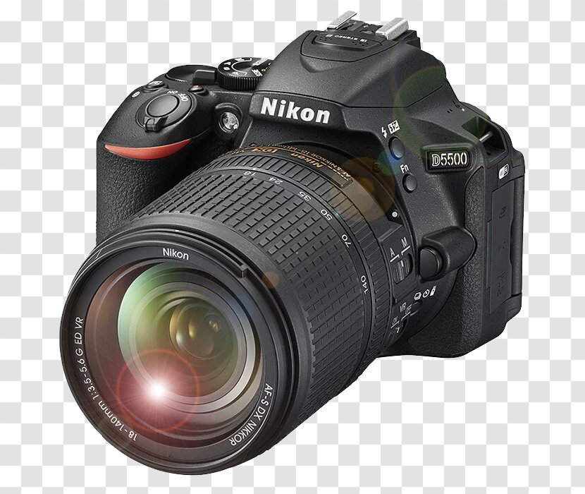 AF-S DX Nikkor 18-140mm F/3.5-5.6G ED VR 18-105mm Nikon Zoom-Nikkor 55-200mm F/4-5.6G 18-55mm Digital SLR - Video Camera Transparent PNG